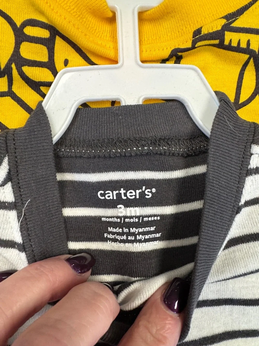 Carter's Yellow Bulldozer Graphic‎ Baby One-Piece Bodysuit